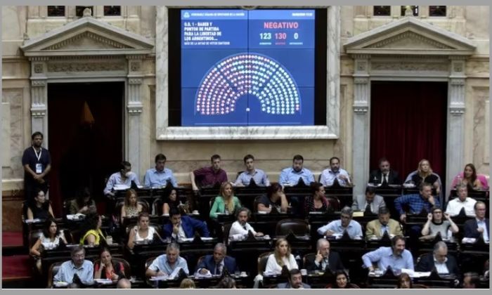 Congreso - Se cayó el tratamiento de la Ley Ómnibus en Diputados